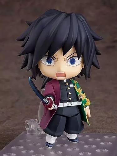 Boneco Giyu Tomioka Articulado Nendoroid Demon Slayer Action Figure Colecionavel Brinquedo Com Acess
