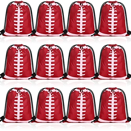 Sac cordon football lot de 12 pour ranger les affaires de sport enfant