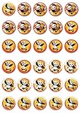 30 x Edible Cupcake Toppers – Panda K.F Themed Collection of Edible Cake Decorations | Uncut Edible on Wafer Sheet