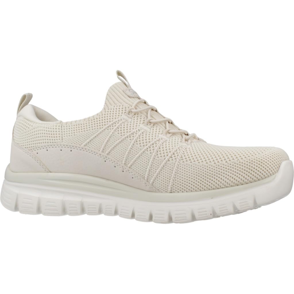 Skechers Graceful - Picture Mujer, Carbón, 39.5 EU