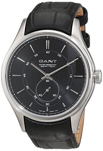 Gant Herren-Armbanduhr BRANFORD Analog Quarz Leder...
