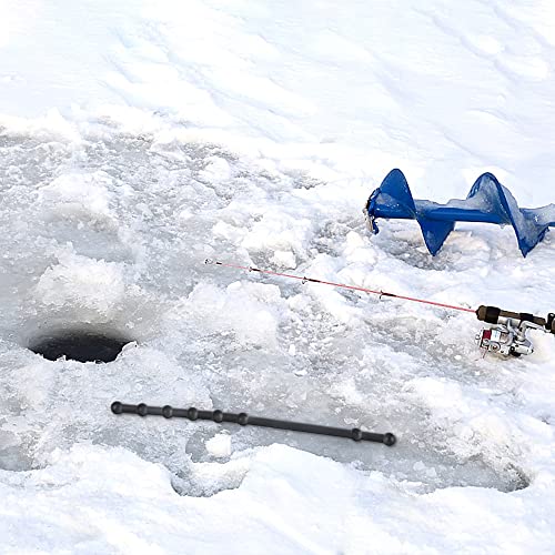 Runnico 4Pcs Rubber Guard Strap,Power Blade Protectors,Ice Auger Blade Protectors For Power & Hand Winter Ice Fishing thumb #3