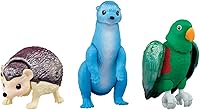 Vista 1 de Takara Tomy Ania Adventure Continent Ania Kingdom Otter Village Animal Set (White Pearl Ver.)