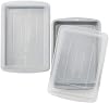 Wilton Recipe Right Non-Stick 13 x 9-Inch Covered Oblong Baking Pan with Lid, Pack of 2