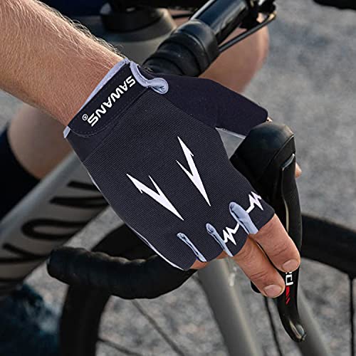 Cycling Gloves Half Finger Mountain Road Bike Cycle Gloves Anti Slip Shock Absorbing Padded Breathable MTB Bicycle Biking Gloves Sports Men Women - Image 8