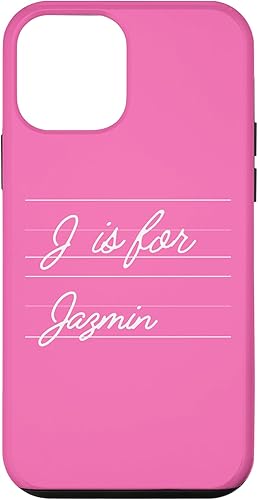 iPhone 12 mini Personalized J is for Jazmin Name Student Kindergarten Girl Case