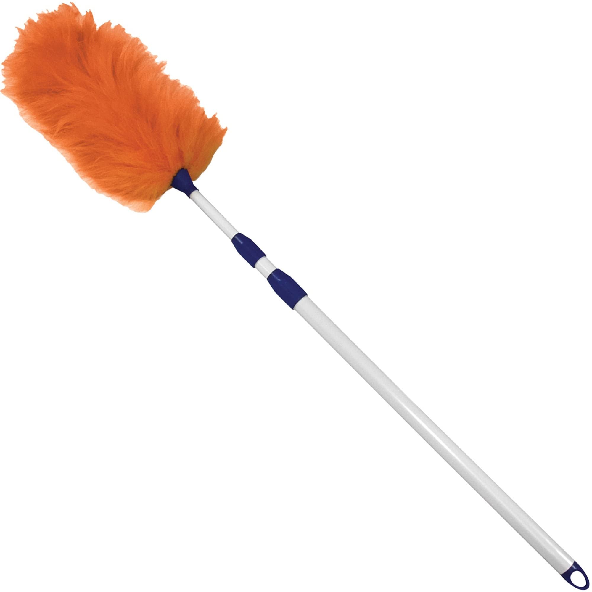 Impact 3106 Extended Twist-and-Lock Lambswool Duster with White Handle, 60" Length (Case of 12)