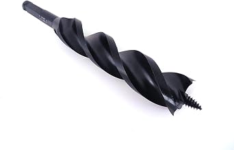 Wood Owl 7-1/2" Long Ultra Smooth Tri Cut Auger Hand Brace Boring Bit PTEE Coated 13/16" x 7-1/2" 09710