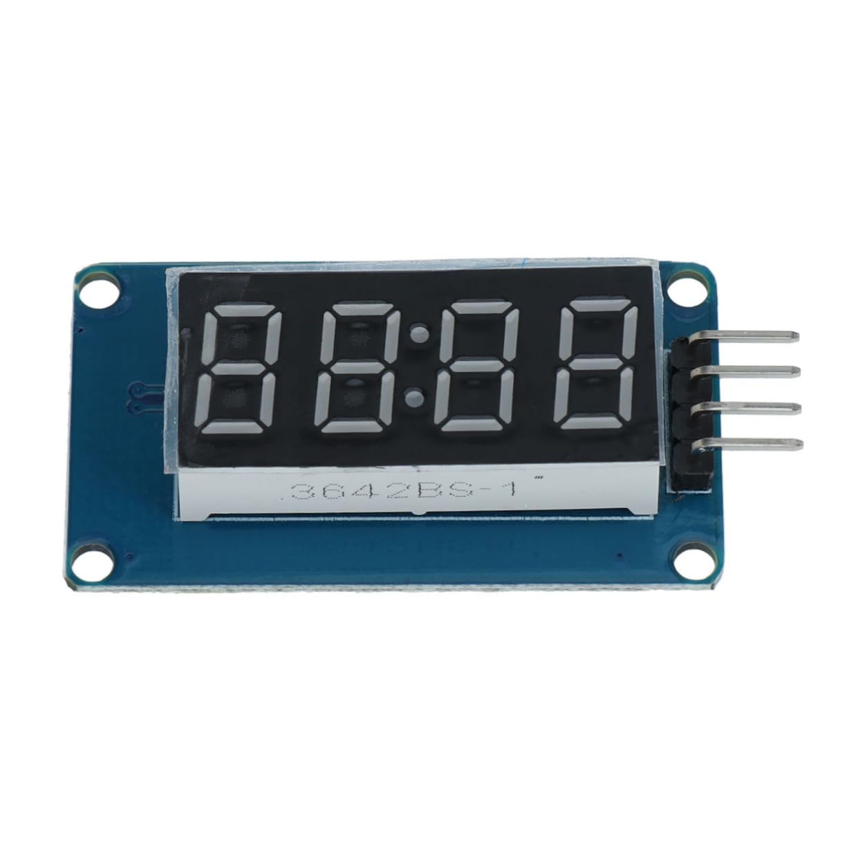 BRIGHTFUFU 1pcs Digital Tube Display Module 4 Bits Led Clock Tube Module for 5v/3.3v Level Control Interface