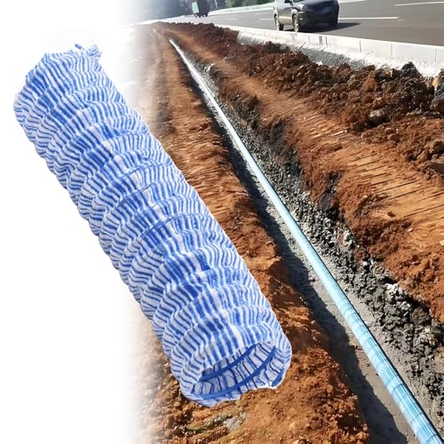 Drain français de 3 pouces perforé pour protéger la pelouse et évacuer l'eau de pluie du jardin