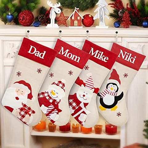 Custom Name Family Christmas Stockings by VRFASHION Cover