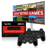 Retro Game Console Made by 2T External Hard Drive, Emulator Console Built-in 52,247 Games, Batocera