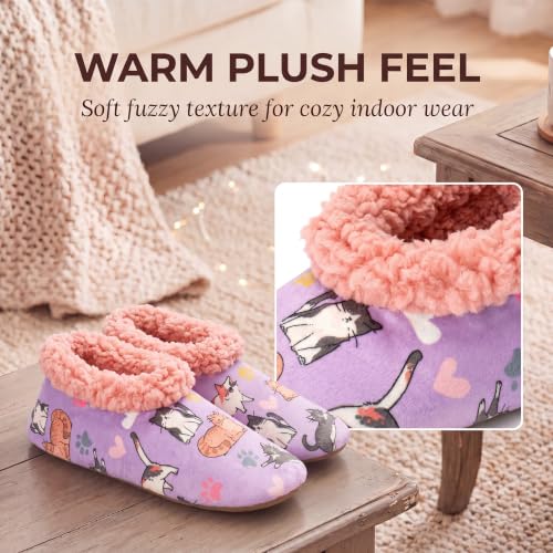 Image of Cozylook Fuzzy Slippers for Women Indoor Soft Sole Slipper Socks