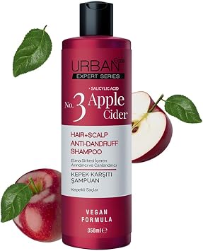 Urban Care Expert No.3 Apple Cider & Salycylic Acid Kepek Karşıtı Saç Bakım Şampuanı, 350 ml