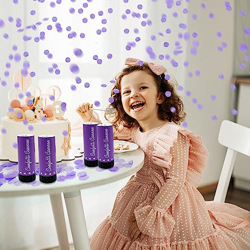 Image of Party Confetti for Wedding Birthday Graduation Baby Shower Anniversary Christmas New Year's Kids Fun Party Supplies Decorations and Favors (Purple)