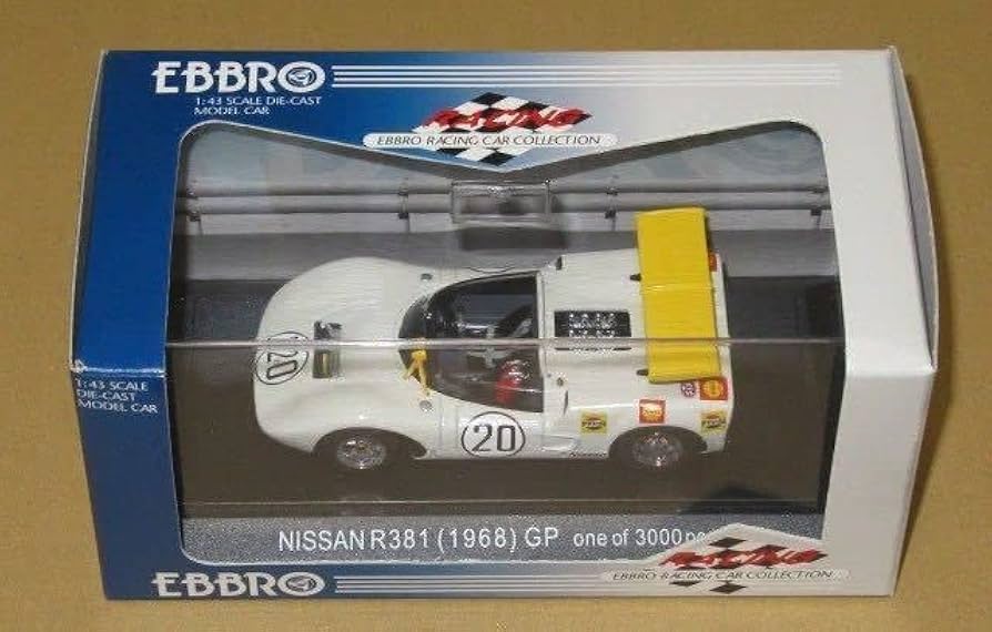 ミニカー 1/43・日産 R381 1968年 日本グランプリ 準優勝車 ミニカー 1/43・日産 R381 1968年 日本グランプリ 準優勝車