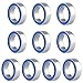 RC Ball Bearings Blue Rubber Sealed 8x12x3.5mm Compatible with Traxxas 1/16 E-Revo VXL Slash 4WD Summit Replace Part 7020, 10PCS