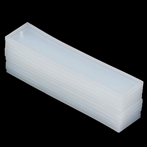 Miniatura 7 de Paquete de 20 moldes rectangulares de silicona para marcapáginas, moldes para marcapáginas de bricolaje, fabricación de moldes de resina epoxi para