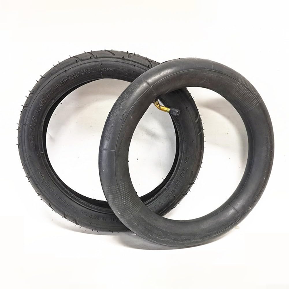 per Ruote di ricambio, tubo in gomma nera da 30,5 cm, 280 x 65-203 spessore pneumatico e tubo per passeggino auto per bambini (camera d'aria)