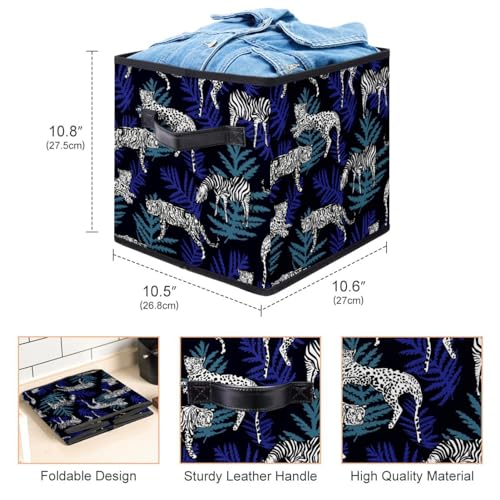 Boîte de rangement feuilles exotiques pour placard sans désordre