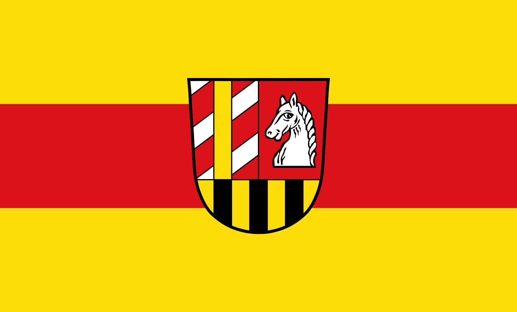Drapeau Röfingen de 1.35m² en maille drapeau paysage haute résistance
