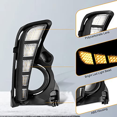 Luz Diurna LED para Toyota Highlander 2017-2019 con Kit de Niebla miniatura 3