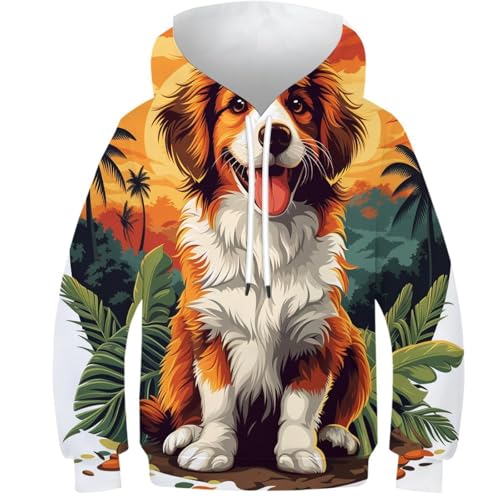 Sweat Le Chien 3D idée cadeau ado vêtement chaud hivernal