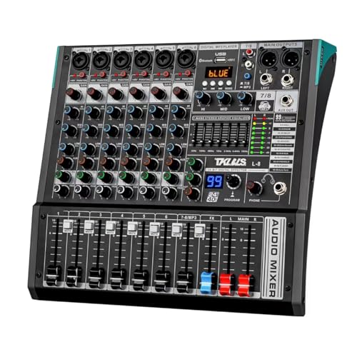 Mélangeur audio TKLBLS L-8 pour corriger les grésillements et saturer le son de vos micros