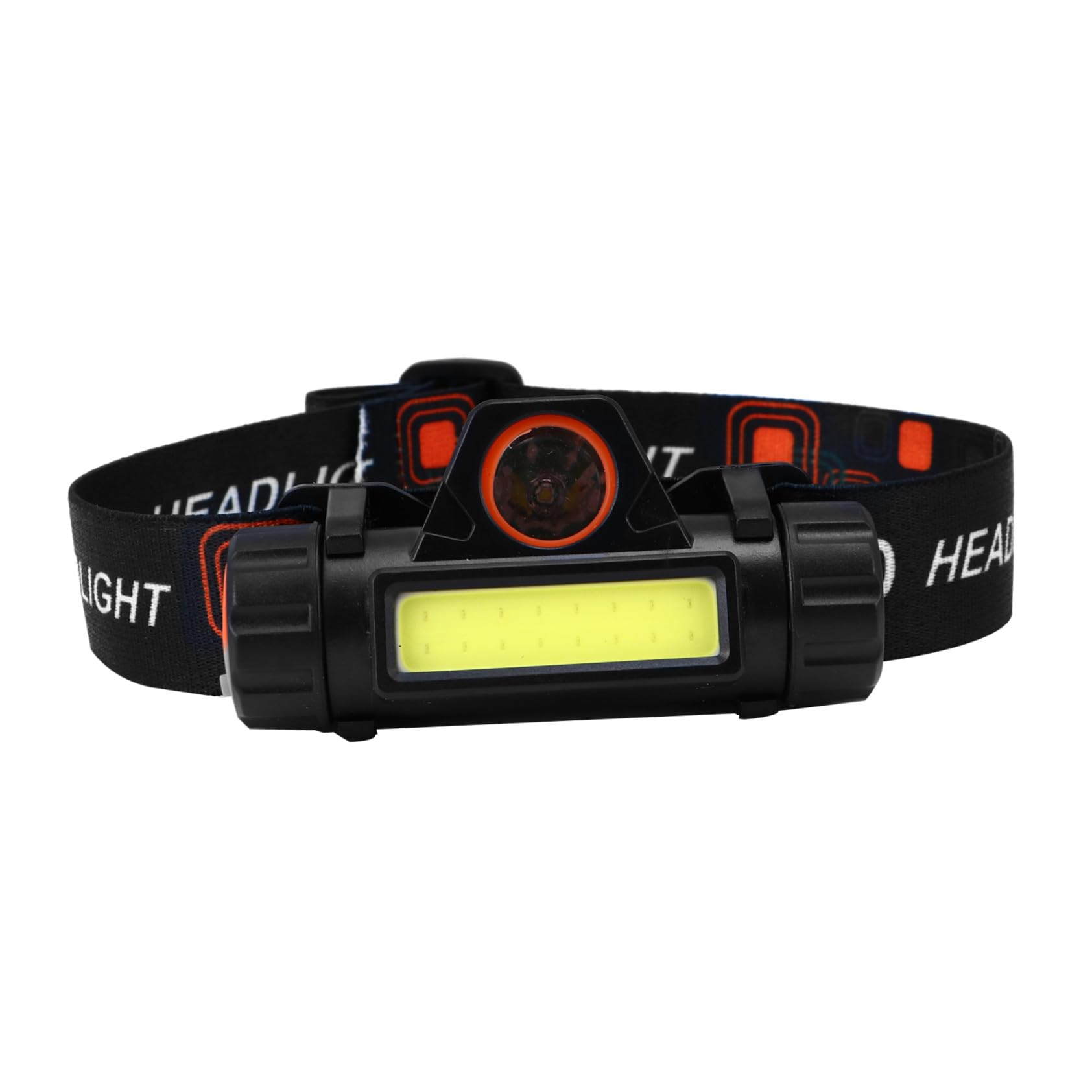 Linterna frontal LED recargable de 1200mAh con ajuste angular y carga USB para trabajo 8