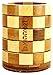 iBambooMart Bamboo Utensils Holder with 2 Thick Walls of Wood