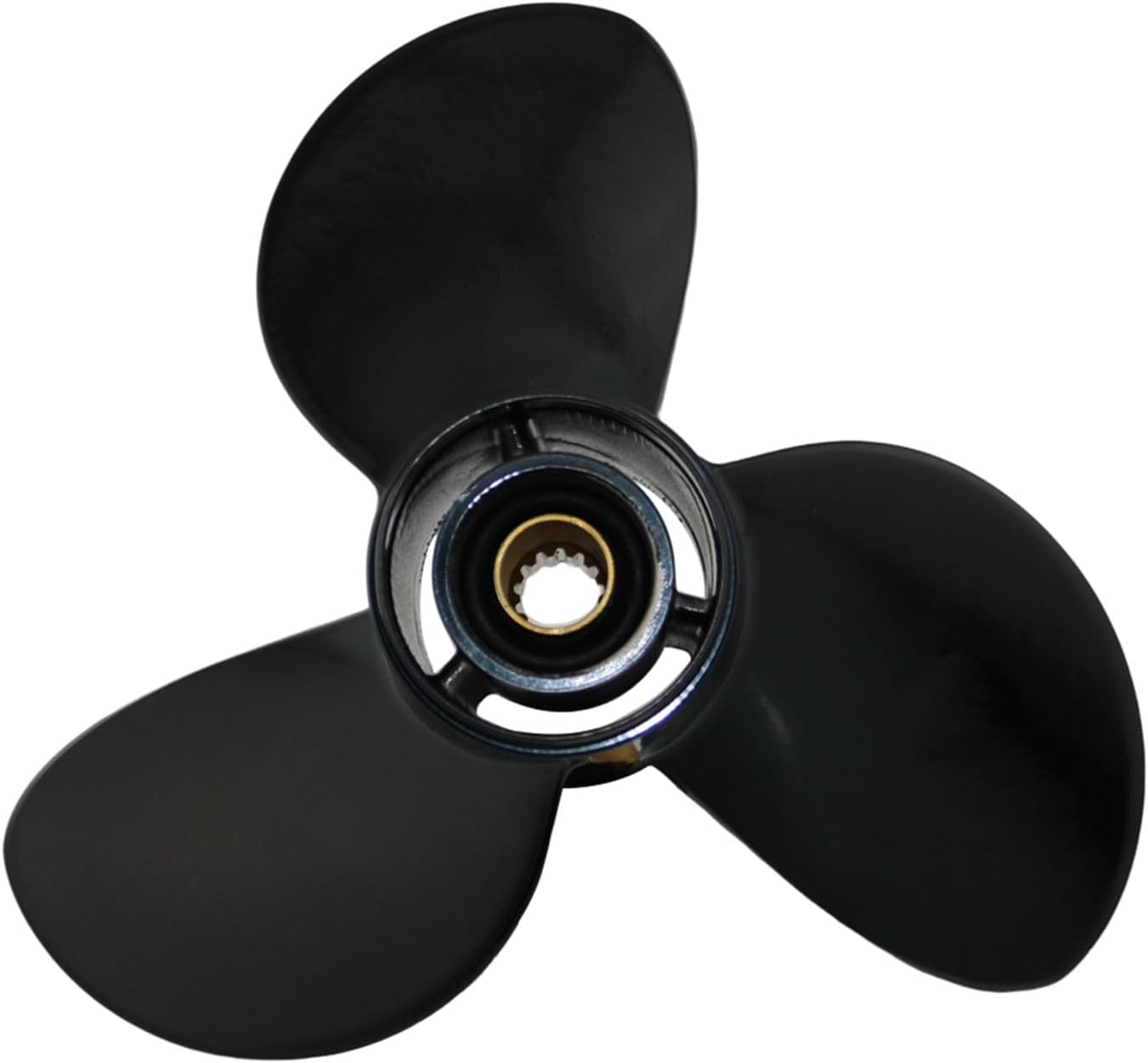 OEM Upgrade 12x17,13 Spline Tooth,3 Blade,RH,Aluminum Outboard Propeller Compatible with Evinrude,Johnson,BRP,OMC Outboard Engines 40-75HP,40hp/48hp/50hp/55hp/65hp/75hp,2-Stroke,3.25" Gearcase