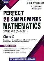 Perfect 20 Sample Papers Mathematics Class - X 8182966418 Book Cover