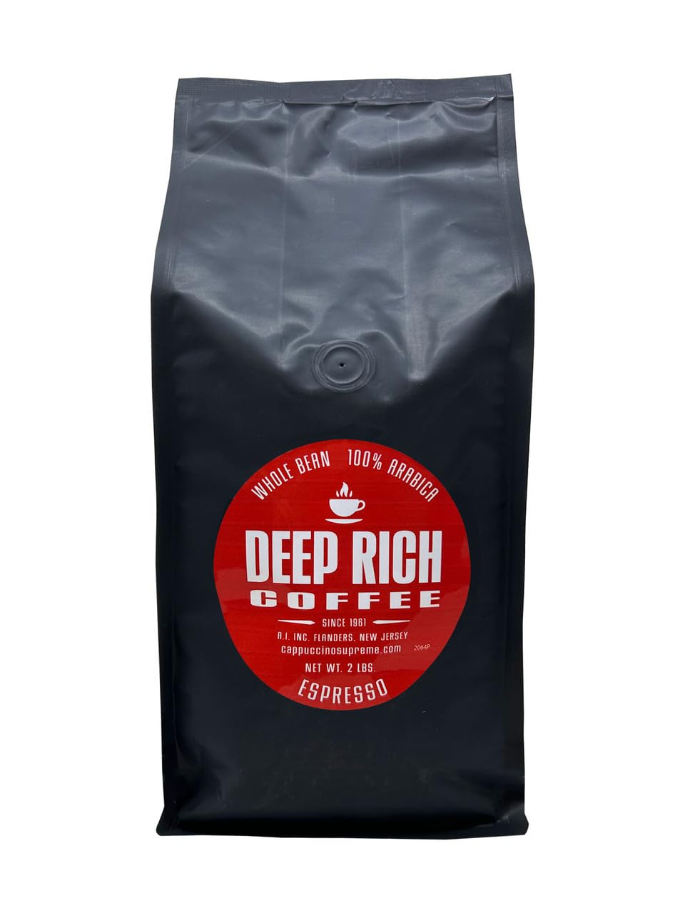 DEEP RICH Espresso Blend Whole Bean Coffee 2 Lb. Bag