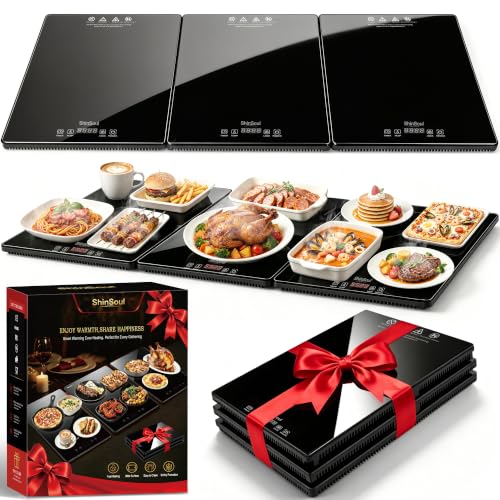 ShinSoul Electric Warming Tray, 3-in-1 Food Warmers for Parties Buffet