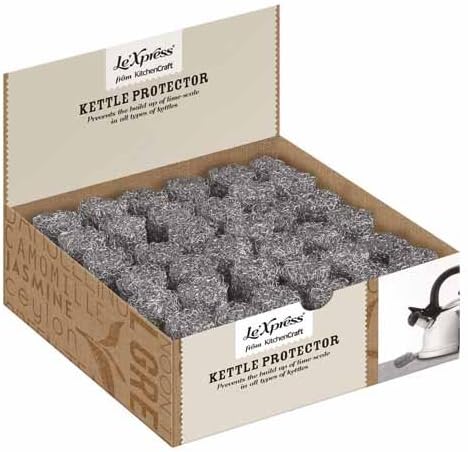 KitchenCraft Le'Xpress Kettle Descaler Ball, Stainless Steel Wire Limescale Remover