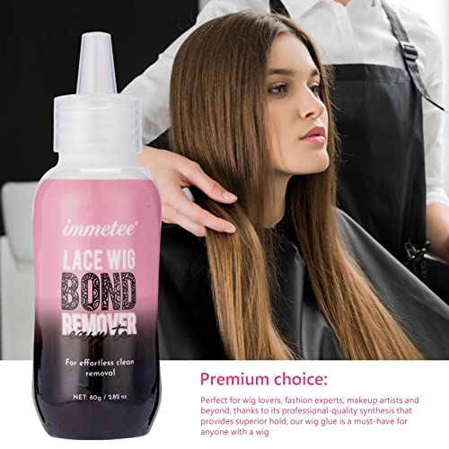 2 Pcs Cola peruca de renda | 80g de cola adesiva de peruca impermeável invisível | Cola de substitui