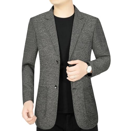 Blazer bureau homme coupe ajustée veste casual pour le travail