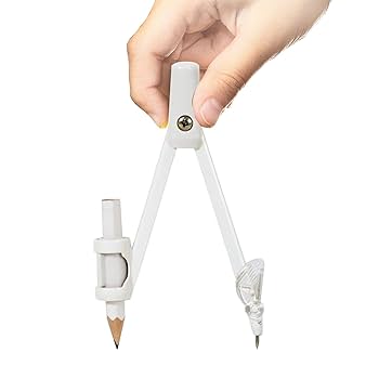 Amazon | クツワ コンパス 回しやすい算数コンパス ホワイト