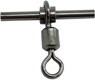 Unclesport 100pcs/lot 3 Way Fishing Crimp Swivel Cross Line Brass Head Bass Fishing Swivels 2/0#-1.10