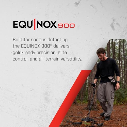 Image of MINELAB Equinox 900 Bundle, Includes Metal Detector, PRO-FIND 40 Pinpointer, and Backpack
