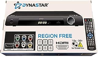 Region Free DVD Player Dynastar DVD-X9000HD with HDMI Output, Includes HDMI Cable, 110