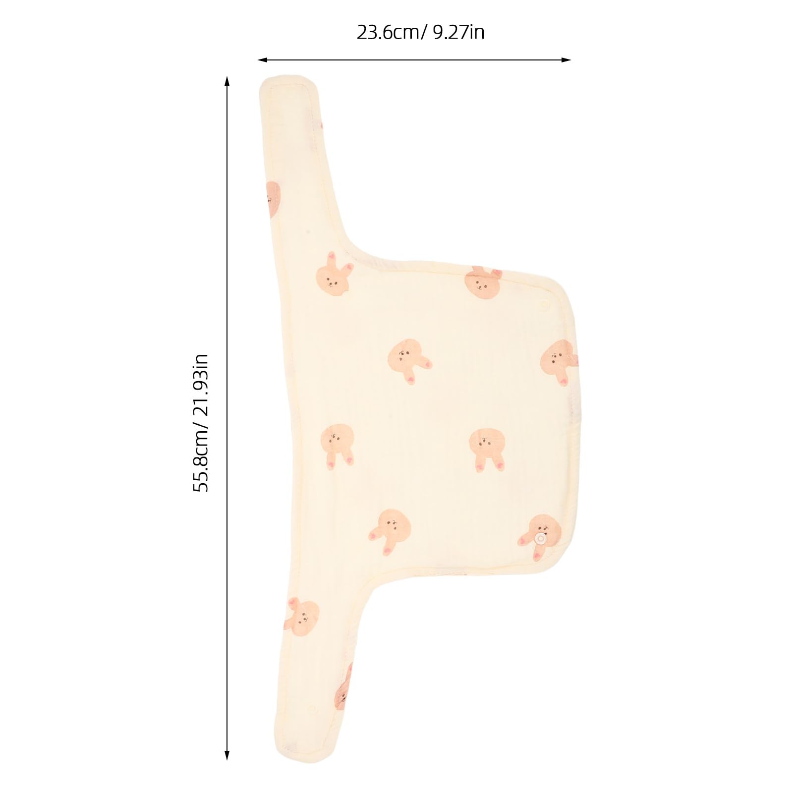 Lurrose Baberos de algodón suave para bebés, baberos absorbentes para la dentición de recién nacidos, bebés y niños, fáciles de limpiar, toalla de saliva adorable para la baba y la dentición.