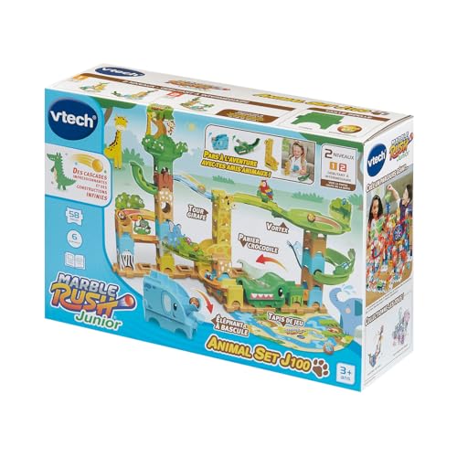 Construction circuit bille Vtech Marble Rush Junior Animal Set J100 - vue 9