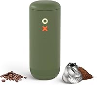 Vista 1 de Nuttii Burr Coffee Grinder – Electric, Portable, Small, Quiet Adjustable Mini Conical Burr Coffee Bean Mill, 20 Grind Settings for Espresso