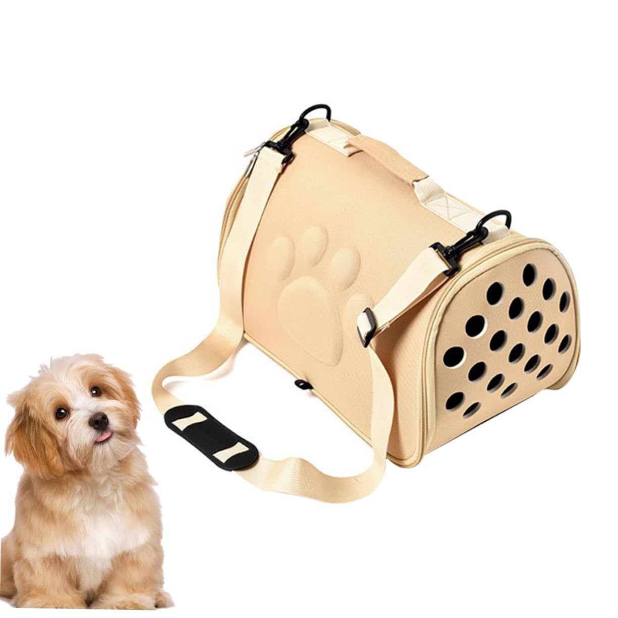 GRIRIW Pet Carriers Cross-Body Bag for Cats Dogs Breathable Pet Bag Easy to Use