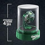The Noble Collection Pierścień i wyświetlacz DC Green Lantern - Obsada Metalowy Pierścień z 4 cali (10cm) Etui na wyświetlacz - Oficjalnie licencjonowany zestaw filmowy Rekwizyty filmowe Prezenty