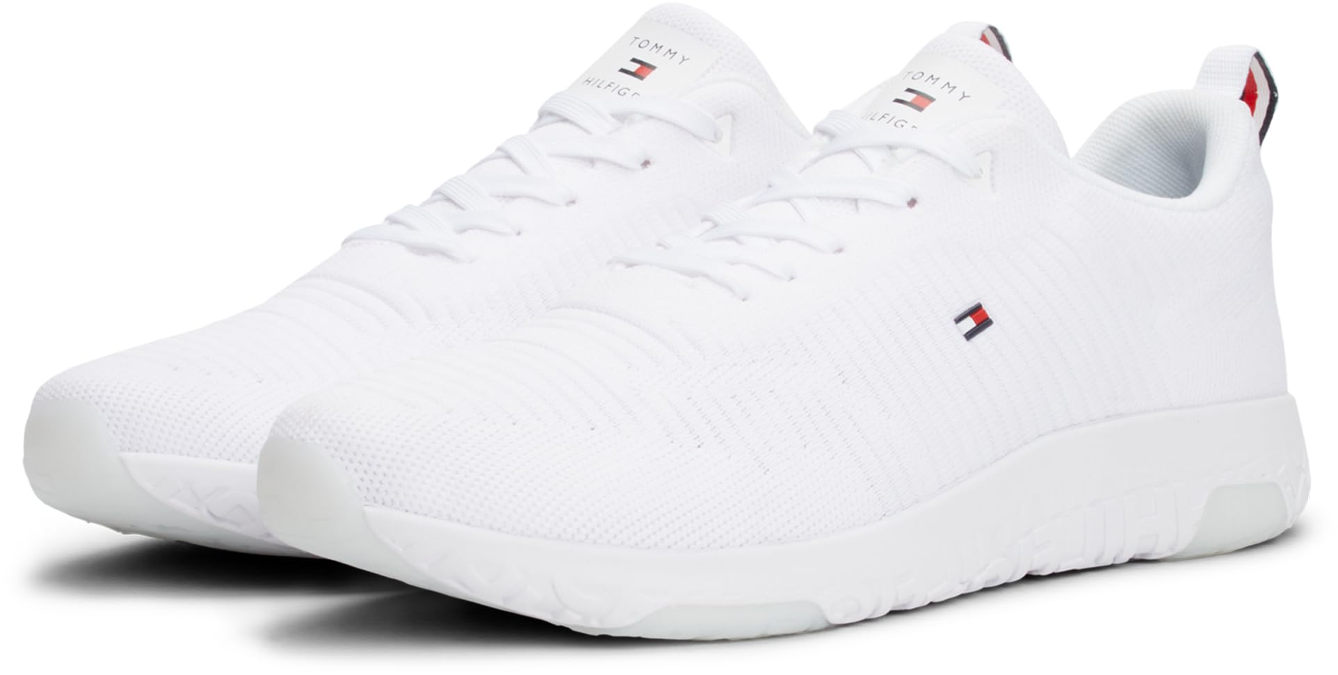 Tommy Hilfiger Baskets de Running Homme Corporate Knit Rib Runner Chaussures de Sport