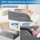Helining Höhenverstellbare Venenkissen zum Beine Hochlagern - Ergonomisches Beinhochlagerungskissen - Kniekissen Beinkissen, für Lymphdrainage, zum Ausruhen, Beine bei Varizen, Ischias Linderung