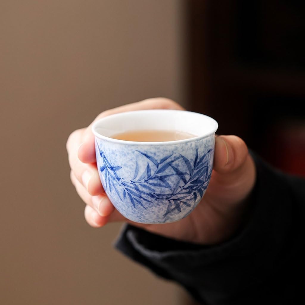 GSOUL Kungfu Tea cup Home Kung Fu Tea Set Cups Hand-painted Ceramic Host Personal Single Cup Office Small Tea Cups