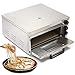 LENJKYYO Horno para pizza de acero inoxidable, 1 cámara, 2 kW, 2000 W, de un solo piso, 40 cm, con horno especial para pizza